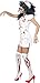 Smiffy's Women's Zombie Nurse Costume with Dress Mask and Headpiece