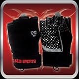 TacticalGrip Wrist Wrap Lifting Gloves, Large 1 Pair