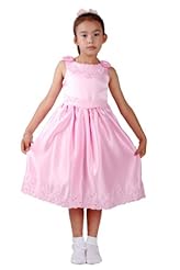 Girls Polyester Flower-Girl Dress/Bridesmaid Dress/Wedding Party Dress 