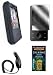 Cell Phone Accessories Bundle for HTC FUZE / Touch Pro (GSM) (Includes; Black Silicone Rubber Soft Case, Rapid Car Charger, Custom Full Screen Protector, Generation X Antenna Booster)