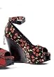 4.5 Inch Open Toe, Partially Concealed Wedge Women'S Size Shoe