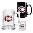 Montreal Canadiens 15oz Tankard, 15oz Ceramic Mug & 2oz Shot Glass Set - Primary Logo NHL Hockey