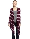 The Tee By Joe’s Jeans Womens Jewel Cardigan, Heather/Plum, Small