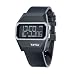Fashion Watches - EVISU Men's EV-7001-02 Sadao Black Ion-Plated Stainless Steel Digital Fashion Watch