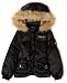 Baby Phat Girls 7-16 Down Jacket,Black,Small