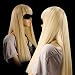Blonde wig for lady gaga style costume 55cm