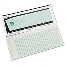 Wilson Jones Green Columnar Pad, 25 Columns, 41 Lines, 11 x 24.25 Inches, 50 Sheets per Pad (WG7225A)