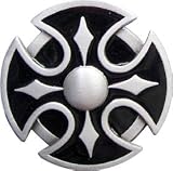 Black Shield Iron Cross Metal Belt Buckle