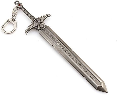 Hairai LOL Kayle Sword Weapons Keychain League of Legends Key Pendant