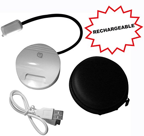 Book Light with Secure Clip and Carrying Case USB Charging Cable Included - Clip N Read.
