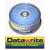 25  pack ritek optima blue dual layer dvd+r blank discs