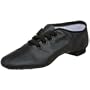 Capezio Women's CG02 Split-Sole Jazz Shoe,Black,3 W US