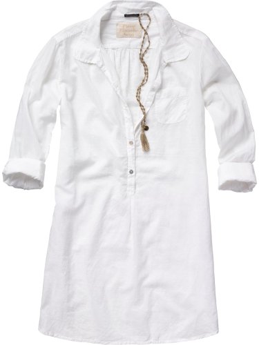 Maison Scotch Damen Top 12210453760 - summer tunic with button placket, Gr. 36 (S / size 1 Preisvergleich