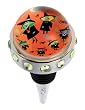 Santa Barbara Design Studio Metal and Glass Dome Bottle Stopper, Witches Party
