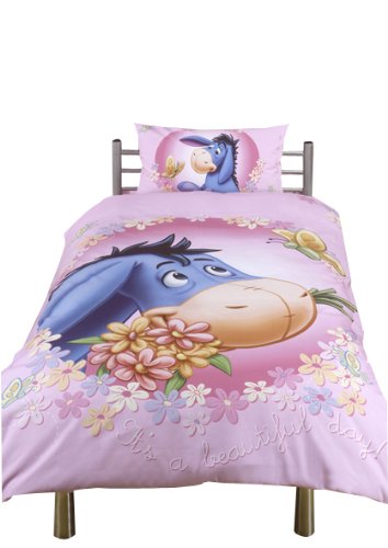 Character World Disney Eeyore Beautiful Day Panel Duvet Set, Single