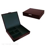 Jewelry Box, Store All Hardtop-Dark Brown