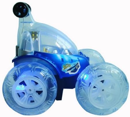 Huadifeng Toy RC Stunt Radio Music Remote Control Car Turbo Twister Flip Toy Car - Blue