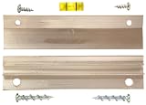 OOK 55310 Hangman 60-Pound 7-Piece French Cleat Picture Hanger with Wall Dog Mounting Screws