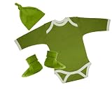 Happy Head to Toe Gift Set, 3 - 6m, Olive