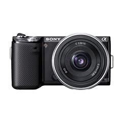 Sony NEX-5NDB Systemkamera (16,1 Megapixel, 7,5 cm (3 Zoll) Display, Live View) inkl. 16mm und 18-55mm Objektiv, schwarz