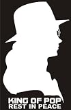 41JosolawbL. SL160  Michael Jackson Decal / sticker KING of pop RIP memorial