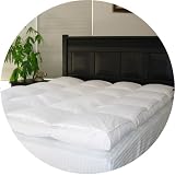 Review Natural Comfort  / Imperial Dual Layers White Goose Down Feather Bed with Down Pillow Top Design - 2 Layers