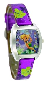 Disney #41563D Girl's Fairies Tinkerbell Strap Watch
