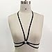 Mallcat Women Alluring Harness Bandage Hollow Out Bustier