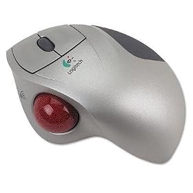 LOGITECH, INC. / LOG9043460403 / Optical Cordless TrackMan Wheel Mouse, 2-Button/Scroll, Prgrmbl, GY/SR / Sold as 1 EA
