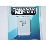 1mb Memory Card Playstaion PS1 NEW (Color might Vary) by Playstation