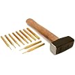 11 Brass Punches Wood Metalsmith Hammer Punch Tool Set