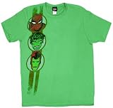 マーベル Marvel 正規ライセンス輸入Tシャツ 2XLサイズ ハルク スパイダーマン アイアンマン アメコミ アメリカンコミックヒーローイメージ