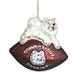 Connecticut Huskies NCAA Glass Mascot Football Ornament (6)