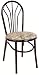 Metal Fan Back Restaurant Chair