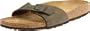 Birkenstock Women's Madrid Sandal,Gold/Braun Patent,36 M EU