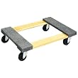 JET 140106 WDC-3018 Hardwood Dolly with Carpet Ends