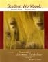 Fundamentals of Abnormal Psychology Student Workbook