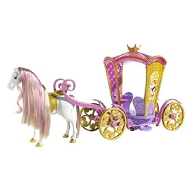 Click here to buy Disney Enchanted Tales Musical Carousel Coach Playset by Mattel.