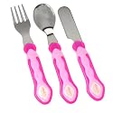Vital Baby First Stainless Steel Cutlery Set, Pink