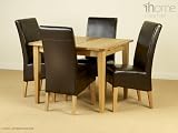 100% Solid Oak Brooklyn extendingDining Table Set with 4 Chairs /DELIVERY-UK MAINLAND ONLY