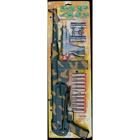 Military Schmeisser MP40 Dart Air Gun Set with Auto Pistol