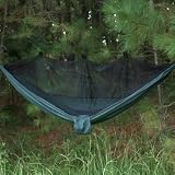 Camping Hammock with Mosquito Net - Green