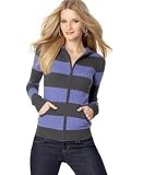 Style&co. Striped Cable-Knit Hoodie