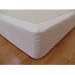 Queen Bed 8" Thick Wood Box Foundation for memory foam, latex, and air mattresses