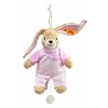 Steiff 237584 - Hoppel Hase Spieluhr, rosa, 20 cm