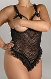 Shirley of Hollywood Open Cup Teddy With Open Crotch (2497X) img