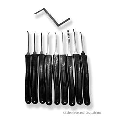 Einsteiger - Pickset - Dietrichset (9 Picks + Vorspanner) inkl. Charmate Pocket-Card