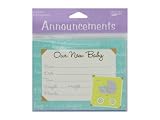 New - mommy chic 8 count announcements/envelopes - Case of 48 - KJ121-48