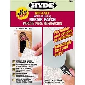 Hyde Tools 09910 5" x 15" Drywall Repair Patch