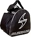 Blizzard Skischuhtasche schwarz 

aus 100% Polyester

Gr&ouml;&szlig;e 45x43x36 cm

Gewicht 500 gr

Gewicht max. 10 kg - 20 Liter

Breiter Schultergurt reguliert

 Zus&auml;tzliche Seitentasche mit Rei&szlig;verschluss

Ventiliert

Vier Kunststofff&uuml;&szlig;e sch&uuml;tzen die Tasche beim Abstellen vor Schmutz 

Logo Blizzard